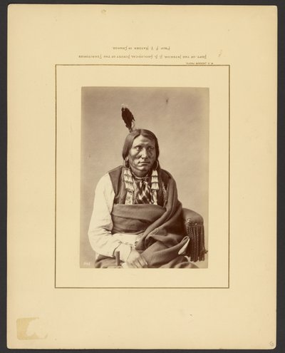 Charge on the Hauk - (Brulé Dakota) by William Henry Jackson
