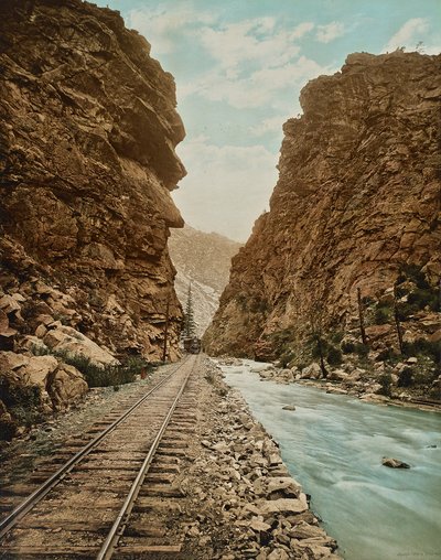 Clear Creek Canyon, Colorado, c.1899 by William Henry Jackson
