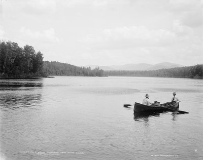 Cold Brook Mountains from State Bridge, Adirondack Mountains by William Henry Jackson