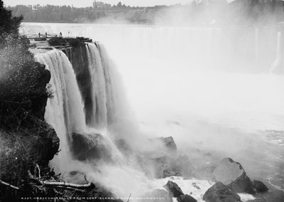 Horseshoe Falls from Goat Island, Niagara by William Henry Jackson