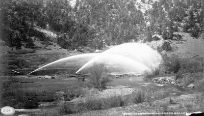 Hydraulic Mining Near Dallas, c.1882-1900 by William Henry Jackson