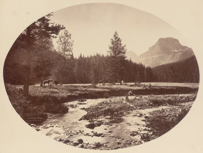 Palace Butte Park, Gallatin Mountains, Montana Territory by William Henry Jackson