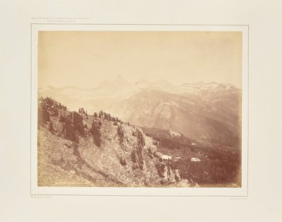 Panoramic View of The Teton Range by William Henry Jackson