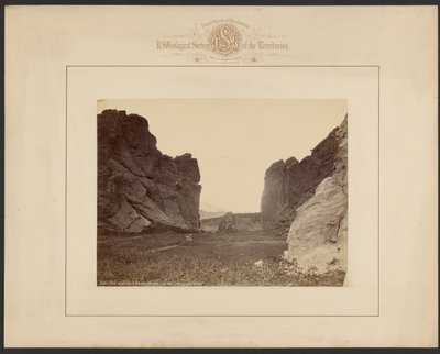 The Beautiful Gate -- Garden of the Gods, Colorado by William Henry Jackson