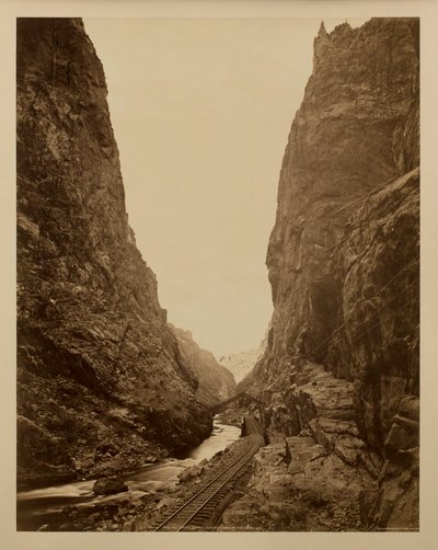 The Royal Gorge, Grand Canyon of the Arkansas by William Henry Jackson