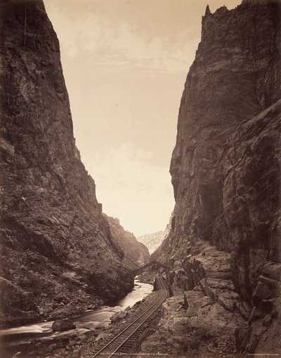 The Royal Gorge, Grand Canyon of the Arkansas by William Henry Jackson