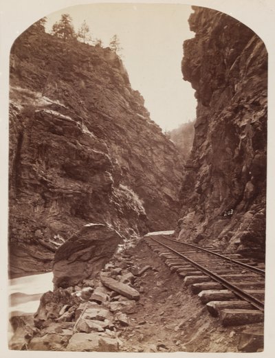 View of a Railroad in the Rockies by William Henry Jackson