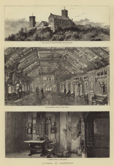Luther at Wartburg by William Henry James Boot