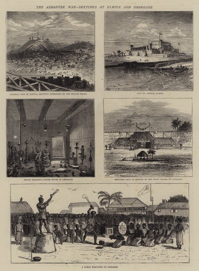 The Ashantee War, Sketches at Elmina and Coomassie by William Henry James Boot