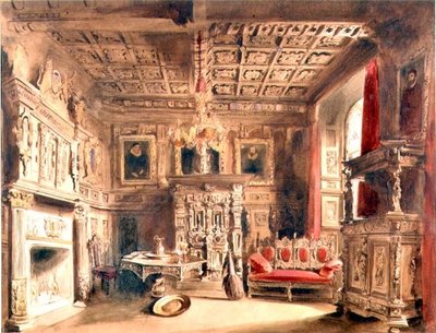A Tudor Interior by William Henry Lake Price