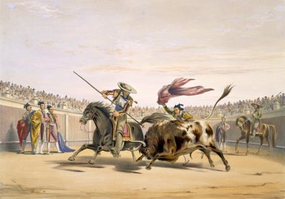 The Bull Following up the Charge, 1865 by William Henry Lake Price