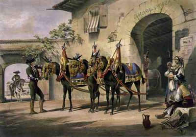 The Mules of the Plaza de Toros by William Henry Lake Price