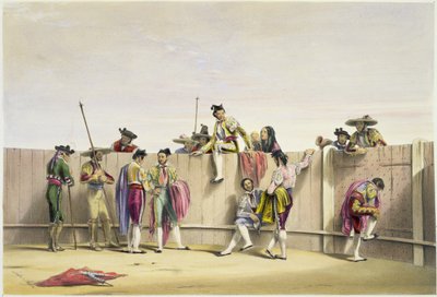 Toreros Reposing Between the Bulls by William Henry Lake Price
