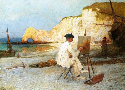A Painter by the Sea Side by William Henry Lippincott