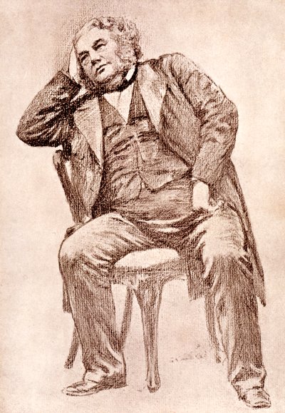Mark Lemon, editor of Punch magazine by William Henry Margetson
