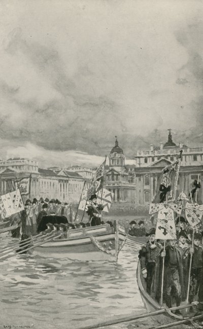 The Funeral of Lord Nelson by William Henry Margetson