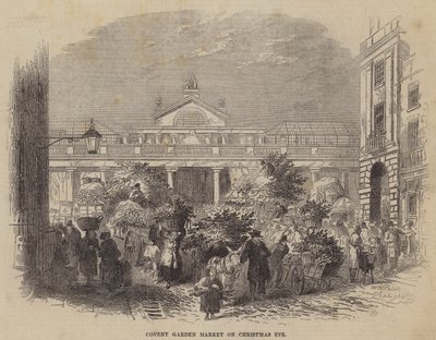 Covent Garden Market on Christmas Eve by William Henry Pike
