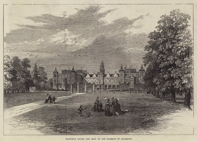 Hatfield House, the Seat of the Marquis of Salisbury by William Henry Pike