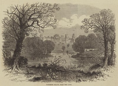 Blenheim Palace, from the Lake by William Henry Prior