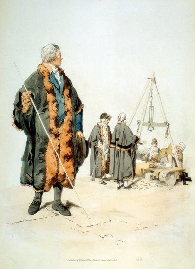 Member of a London Wardmote Inquest in official dress by William Henry Pyne