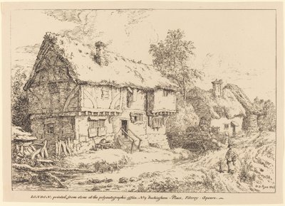 Old Cottages by William Henry Pyne