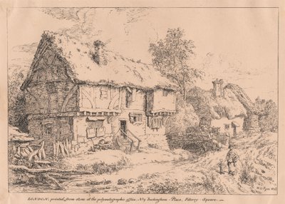 Old Cottages by William Henry Pyne