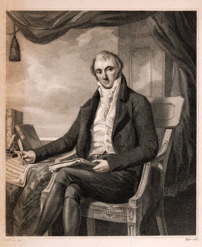 Portrait of Pianist and Composer Joseph Wölfl by William Henry Pyne