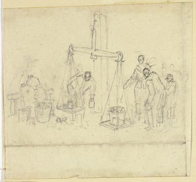 Scales at Market by William Henry Pyne
