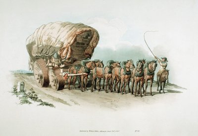 Stage Wagon by William Henry Pyne