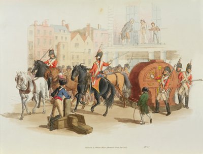 The Lottery Wheel, engraved by the artist by William Henry Pyne