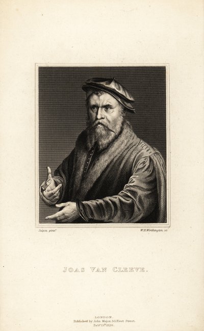 Portrait of Joos van Cleve by William Henry Worthington