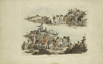 Camp Scenes, 1803 by William Henry after Pyne