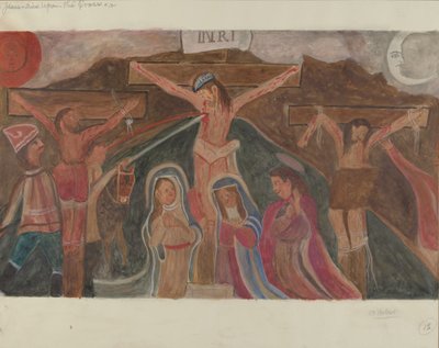 Station of the Cross No. 12: Jesus Dies Upon the Cross by William Herbert