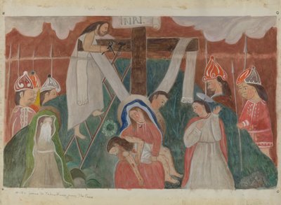 Station of the Cross No. 13: Jesus is Taken Down from the Cross by William Herbert