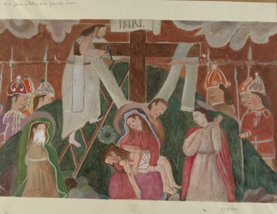 Station of the Cross No. 13: Jesus is Taken Down from the Cross by William Herbert