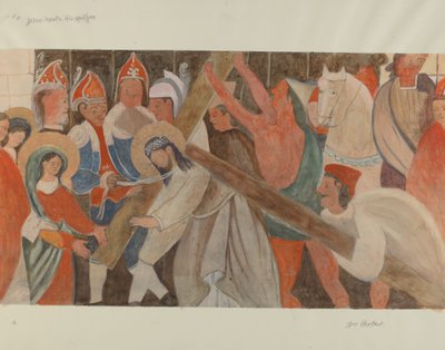 Station of the Cross No. 4: Jesus Meets His Mother by William Herbert