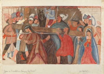 Station of the Cross No. 5: Jesus is Assisted in Carrying His Cross, c. 1936 by William Herbert