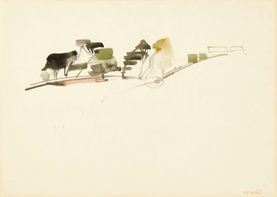 Holy Dean Moor - January 1st 1976 by William Herbert Johnston