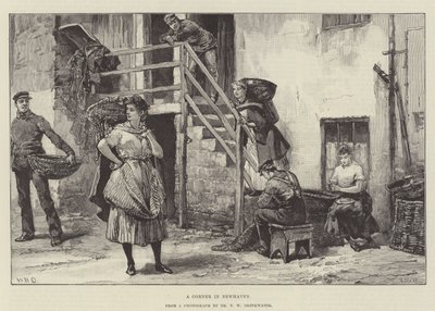 A Corner in Newhaven by William Heysham Overend