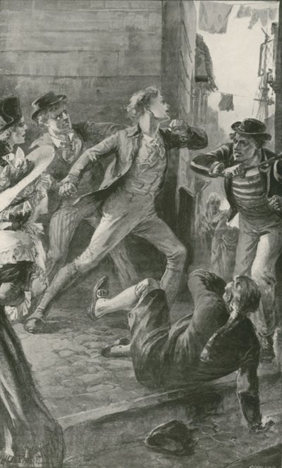 A Victim of the Press-Gang makes a Stout Resistance by William Heysham Overend