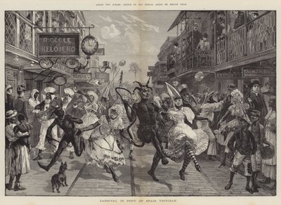 Across Two Oceans, Carnival in Port of Spain, Trinidad by William Heysham Overend