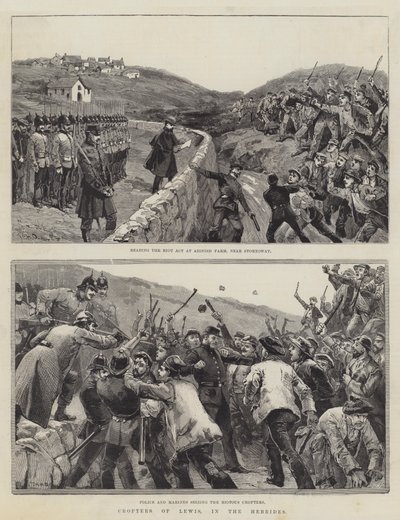 Crofters of Lewis, in the Hebrides by William Heysham Overend