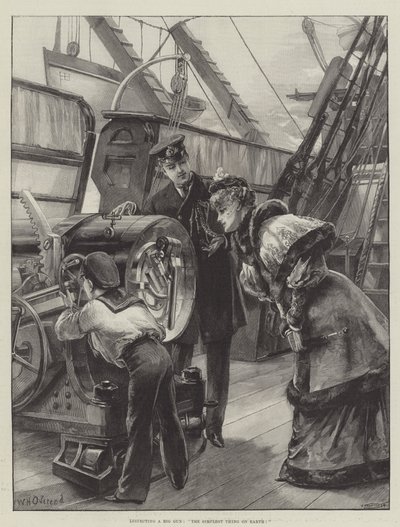 Inspecting a Big Gun, The Simplest Thing on Earth! by William Heysham Overend