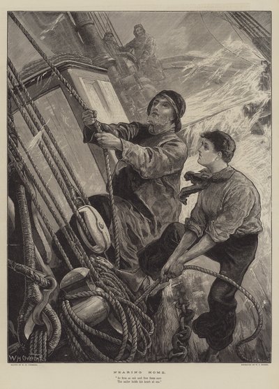 Nearing Home by William Heysham Overend