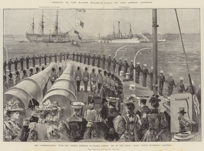 Opening of the Kaiser Wilhelm Canal by the German Emperor by William Heysham Overend