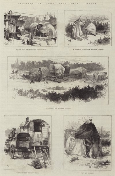 Sketches of Gipsy Life Round London by William Heysham Overend
