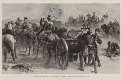 The Graeco-Turkish War, Prince Nicholas of Greece Under Fire at the Battle of Mati by William Heysham Overend
