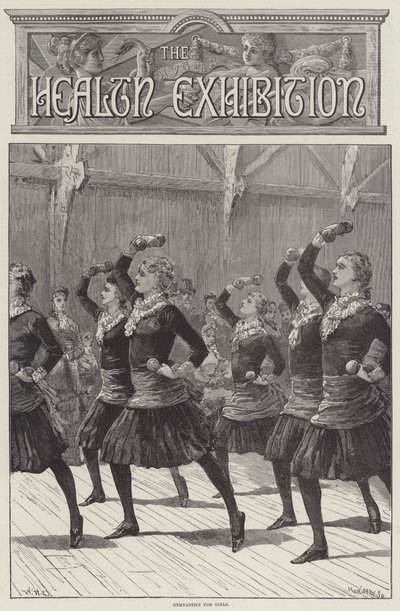 The Health Exhibition, Gymnastics for Girls by William Heysham Overend