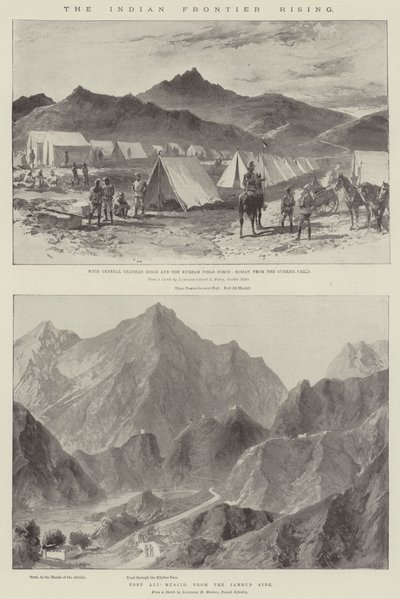 The Indian Frontier Rising by William Heysham Overend