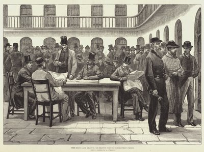 The Irish Land League, Recreation Time in Kilmainham Prison by William Heysham Overend